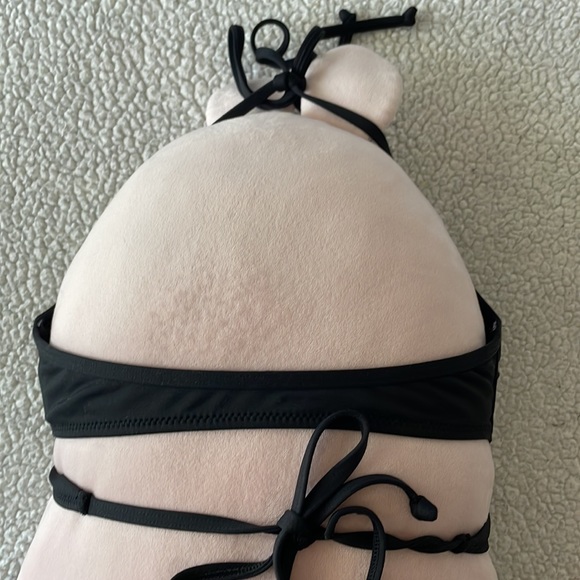 Abercrombie & Fitch bikini black wrap top and bottoms - Picture 5 of 7